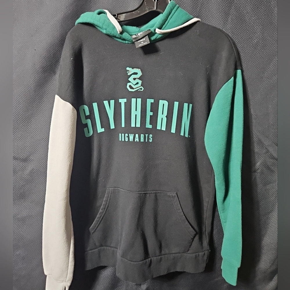 Slytherin Hogwarts Men's Hoodie - Black and Green